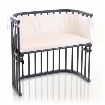 Babybay® Nestchen Bio-Baumwolle Original weiß/weiß 149x25 cm