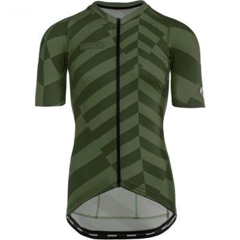 Bioracer Spitfire Olive Dazzle Short Sleeve Top – Males S