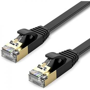TBMax 3m Cat7 Ethernet Patch Cord – 10Gbps RJ45, High Speed, Flat, STP