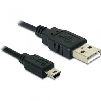 USB-mini-Kabel 3m A-MiniB,USB 2.0 schwarz