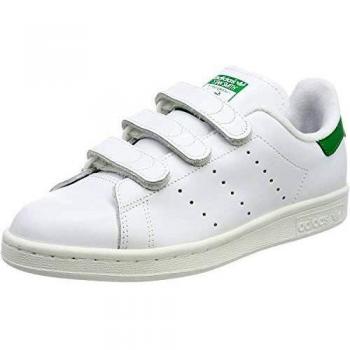 Adidas Stan Smith CF Running Shoes for Men, Color: Ftwr White/Ftwr White/Green, European Size 41.5