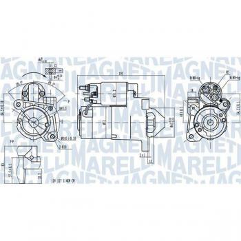 Starter Magneti Marelli 063721273010