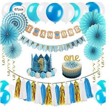 ZNZ 1er Kit de Fête d'Anniversaire pour Bébé