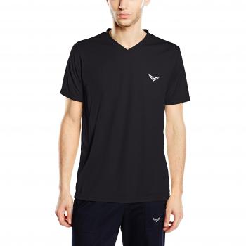 Trigema Herren T-Shirt 644203, Schwarz