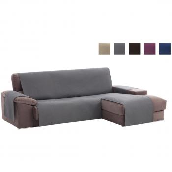 Housse rembourrée pour canapé Adele, angle droit, 240 cm, couleur gris