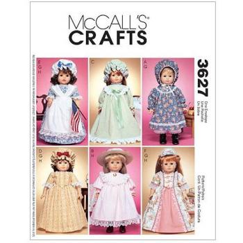 McCall’s M3627 18 Doll Garment Set
