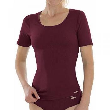 Fairtrade Comazo 10150279101 – Burgunder 1/4‑Arm Shirt