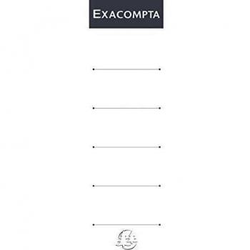 Exacompta 70mm Self-Adhesive Lever Arch File Labels Pack of 10
