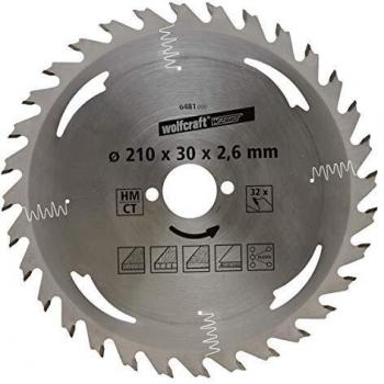 Wolfcraft Scie Circulaire Lame CT 32Dts 210x30mm