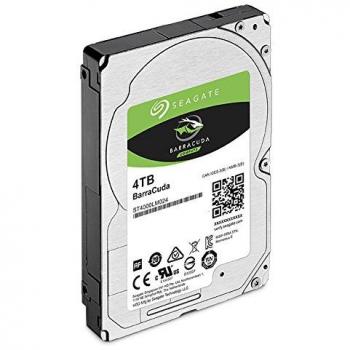 Seagate BarraCuda 4 TB, ST4000LM024 -Disco interno (HDD 2,5', 128MB Cache, SATA 6 Gb/s), negro