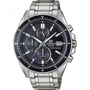 Casio Edifice Solar Edelstahl/Saphirglas Chronograph Uhr EFS-S510D-1AVUEF
