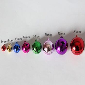 10 clochettes décoratives en aluminium pour arbre de Noël