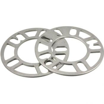 Aluminos 5 mm Espaciador 2x – Adaptador de Placa Cuña Plateada