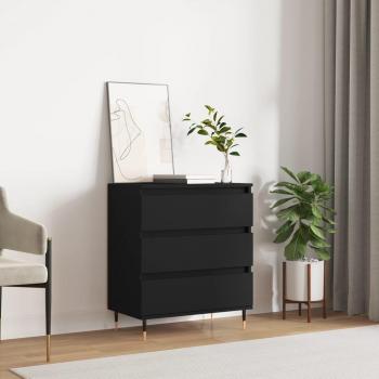 VidaXL Stylish Black Sideboard 60x35x70 cm