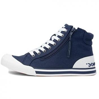 Rocket Dog Women's Jazzin Hi Blue Cotton Sneakers Size UK 4