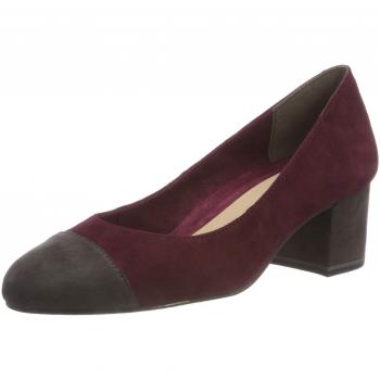 Tamaris Damen Pumps 22400-21, Merlot, 37 EU