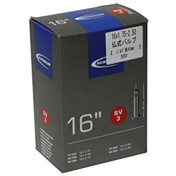 Schwalbe SV3 16 Bicycle Tube 40mm Presta