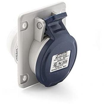 Base Empotrada Inclinada IP44 32A 2P+T 230V Famatel