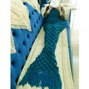 Oceanic Plush Mermaid Coverlet