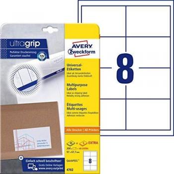 Etiqueta Blanca Universal 97 x 67,7 mm – Avery-Zweckform