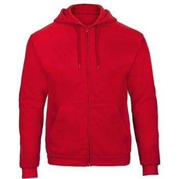 XS Rode Volwassenen Sweatshirt met Ritssluiting
