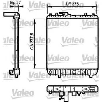 Radiador Híbrido Motor VALEO 734331