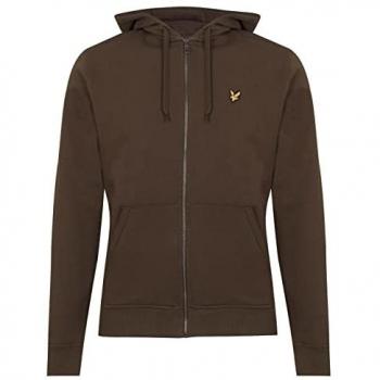 Sudadera Lyle & Scott Zip Verde Oliva