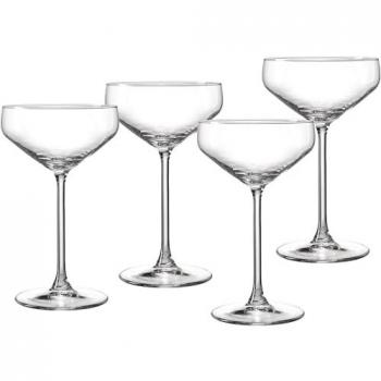 „Rumba“-Champagnergläser (B:10 cm, H:17 cm) – 4‑er Set