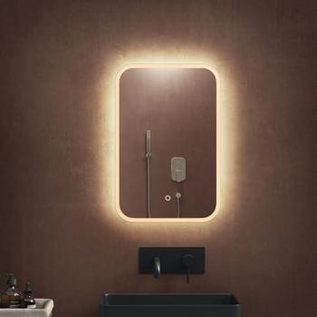 Specchio a led Sogood 40x60 cm, trucco personalizzato e anti-appannamento