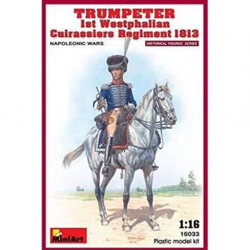 MiniArt Figurine 16033 Trompette 1er Régiment de Cuirassiers Westphaliens 1813 1/16