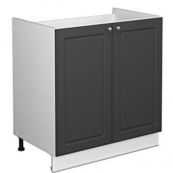 Meuble sous vasque simple, 80 x 81.6 cm, Anthracite-or, Vicco