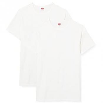 White Levi’s Crew Short Sleeve Shirt – Size M