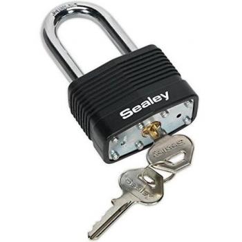 Sealey PL302L | Steel Body Padlock Long Shackle 50mm