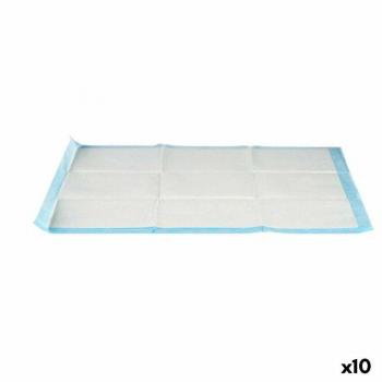 Alèse 60×90 cm polyethyleen met blauw-wit papier, 10 zakken