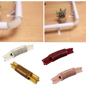 5-Pack Bay Corner Elbow Connectors for 26mm and 28mm Curtain Poles