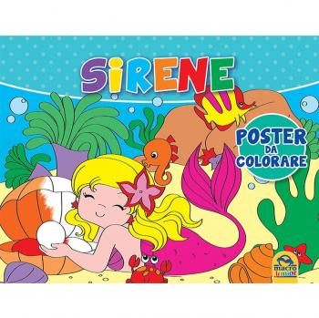 Sirene. Poster da colorare
