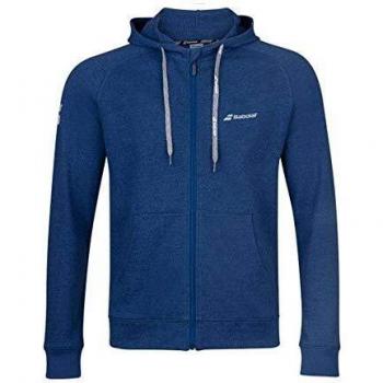 Babolat Junior Blue Workout Hoodie, Zip-Up, Size 152