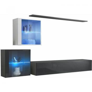 Set TV y Sofá Berit 6F – 180 cm con Acabado Brillante
