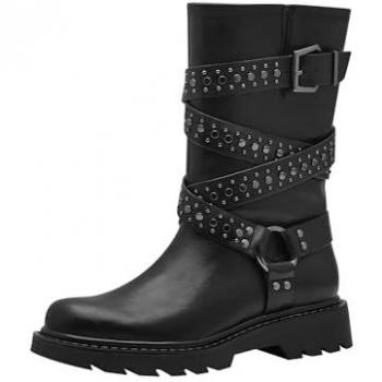 Tamaris Stiefelette Damen Schwarz Flacher Absatz 36
