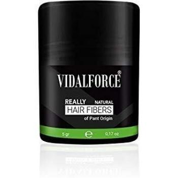VidalForce Volumenboost – 100 % natürliche Haarfasern, 5 g Dunkelkupfer