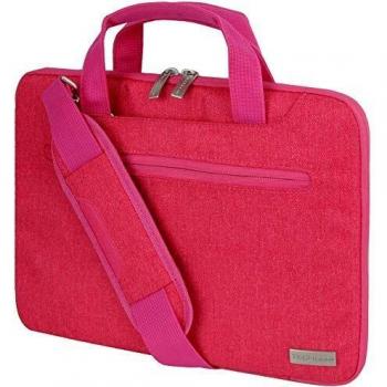 Custodia Laptop Multiuso TechGear 11-12,3 Rosa con Tracolla e Maniglia