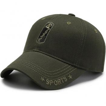 Gorra casual de béisbol con diseño camuflaje y bordado