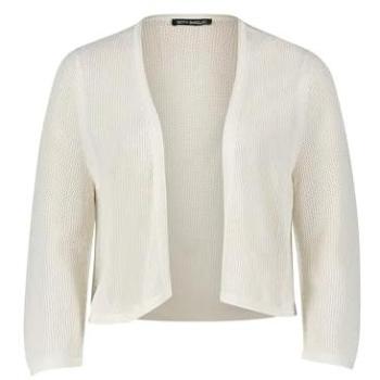Strickjacke „Sommer‑Style“ Betty Barclay 3/4‑Arm – Weiß