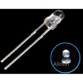 Paquete LED 100 Unidades F3 3mm Colorido con PCB 2V-3V