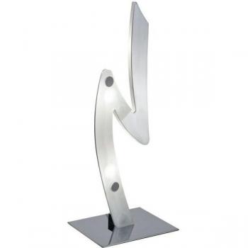 ESTO 780072: 12 W COB‑LED Tischleuchte, Chrom‑Acryl‑Beistelle