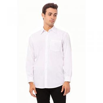 Unisex Culinary Pro Long Sleeve Top – ChefWorks White L