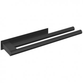 Stainless Steel Towel Rack, Black, 40 × 9 × 4 cm – VidaXL