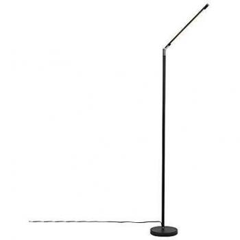 Moderne Stehleuchte Schwarz mit LED und Touch-Dimmer