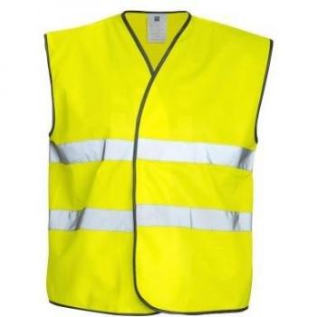 Projob Men's Orange Hi-Vis Vest One Size