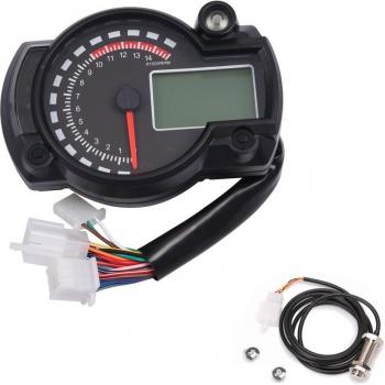 Indicateur de vitesse LCD pour moto, 15000RPM, odomètre étanche, 6 couleurs